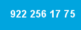 922 256 17 75